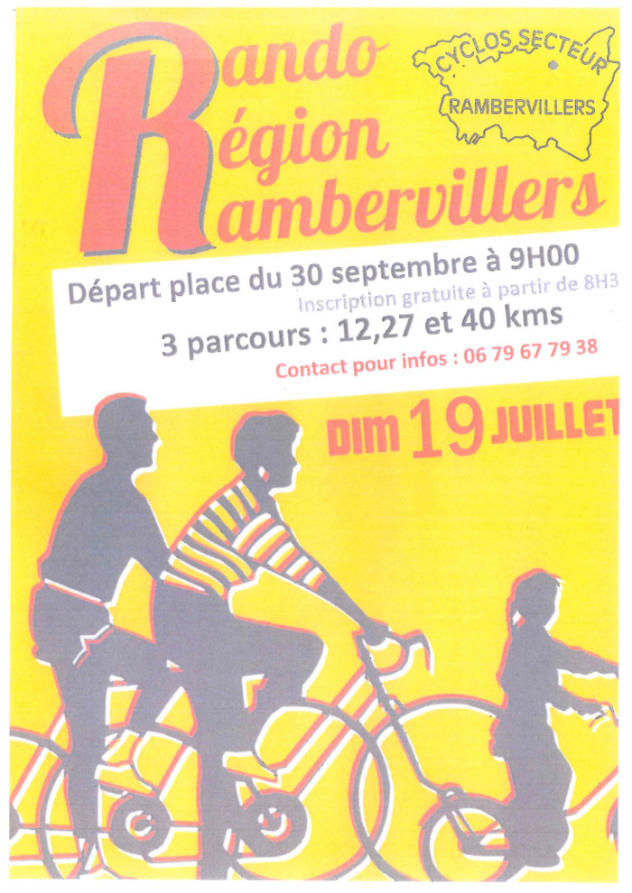 Rando Région Rambervillers, place du 30, Rambervillers