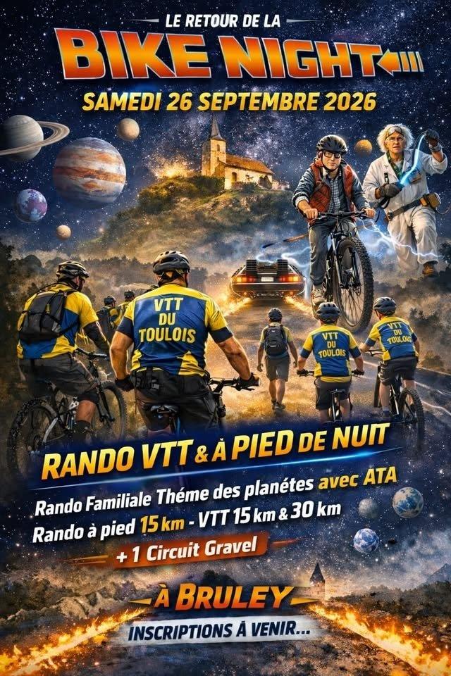 Randonnée de nuit Bike Night Bruley