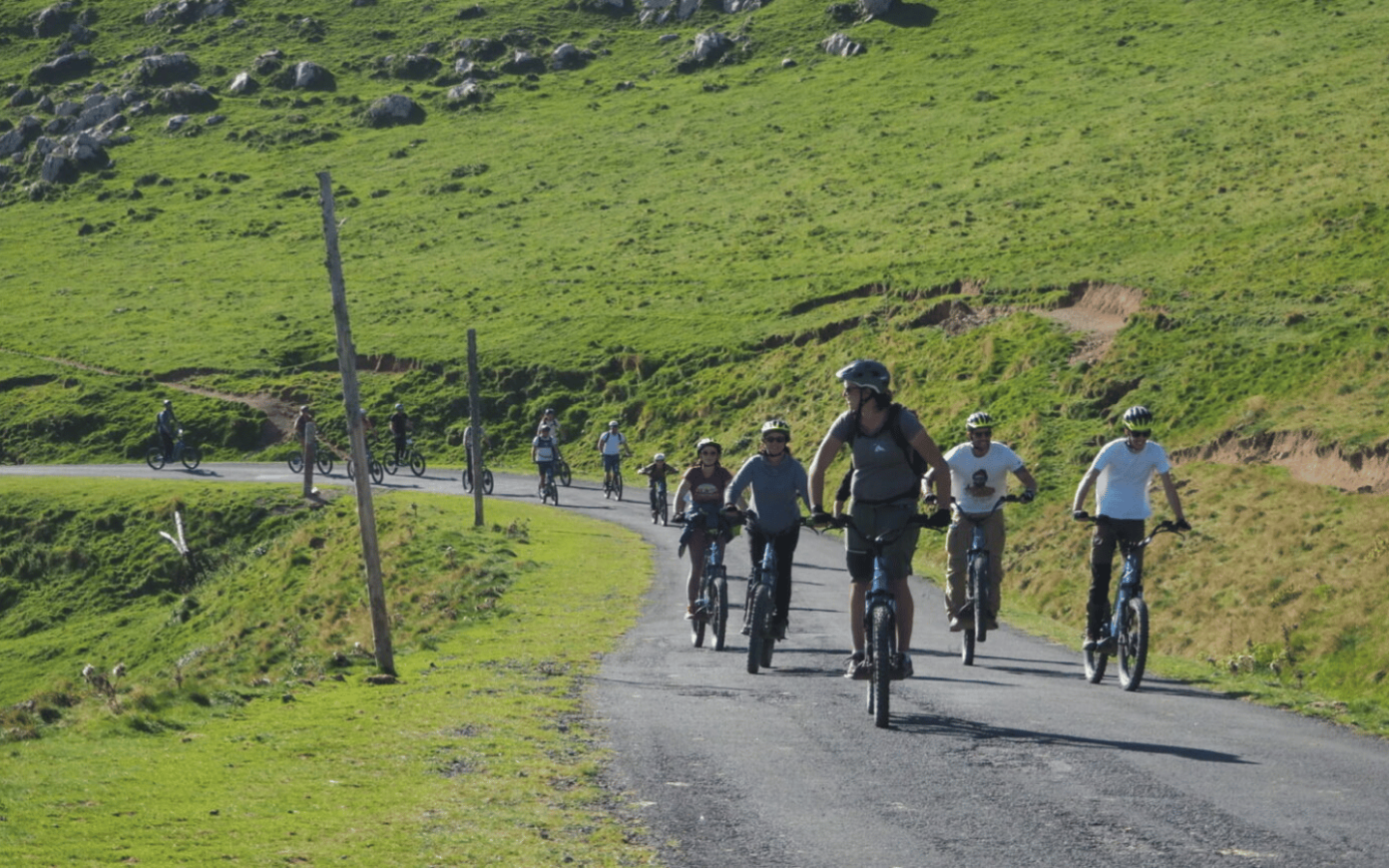 Randonnée en trottinette électrique  Ordiarp
