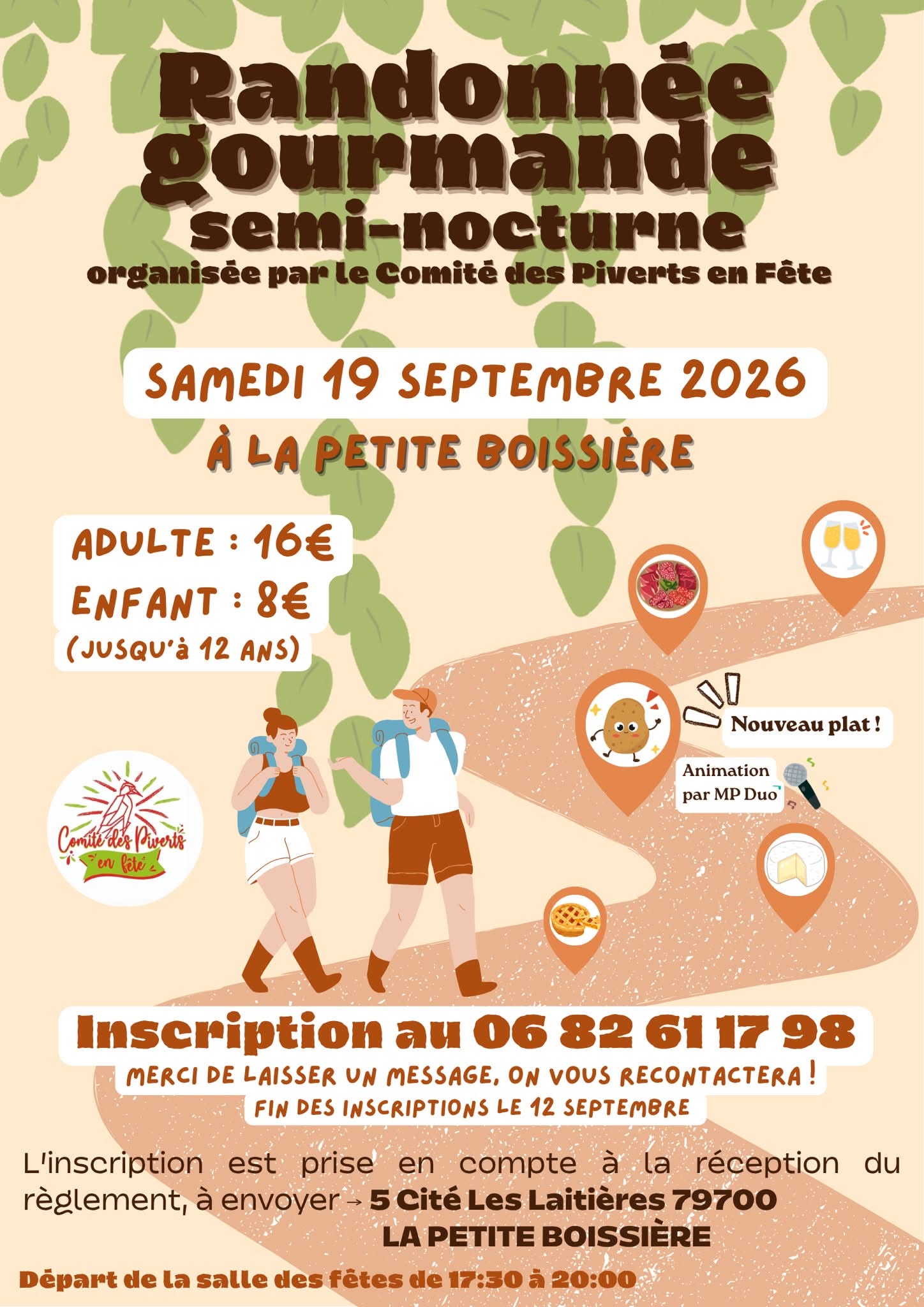 Randonnée gourmande La Petite-Boissière