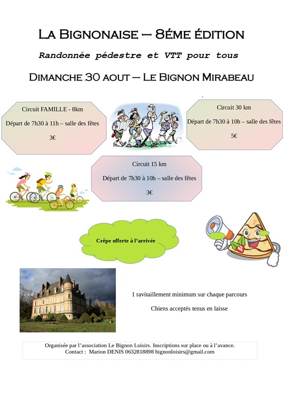 Randonnée La Bignonaise Ferrières-en-Gâtinais