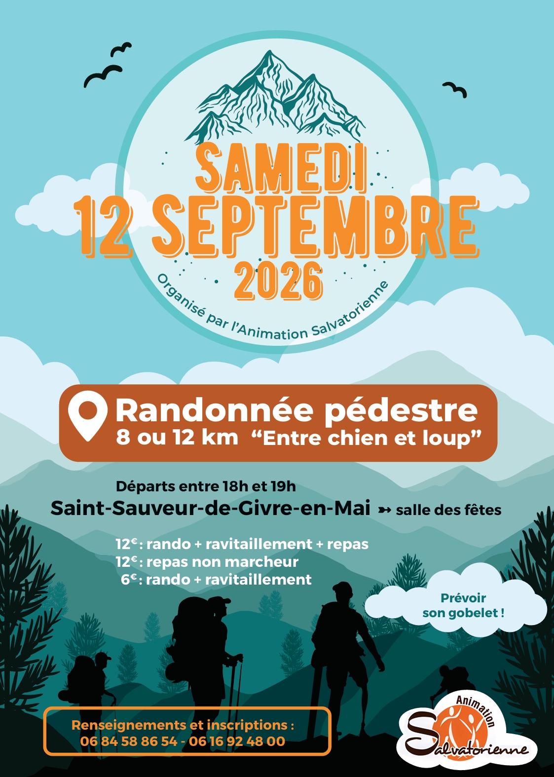 Randonnée pédestre  « Entre chien et loup »  Bressuire