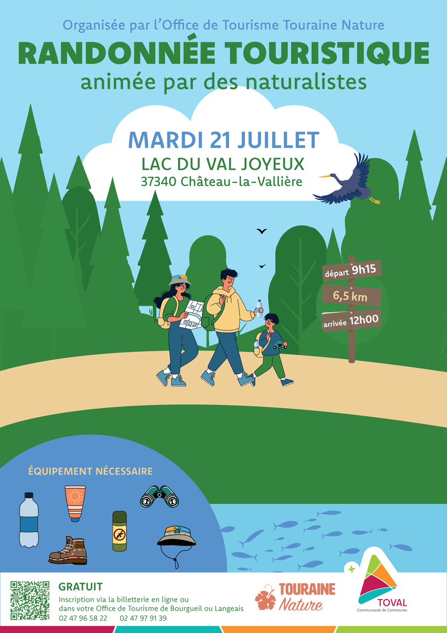 Randonnée Touristique par des naturalistes Château-la-Vallière