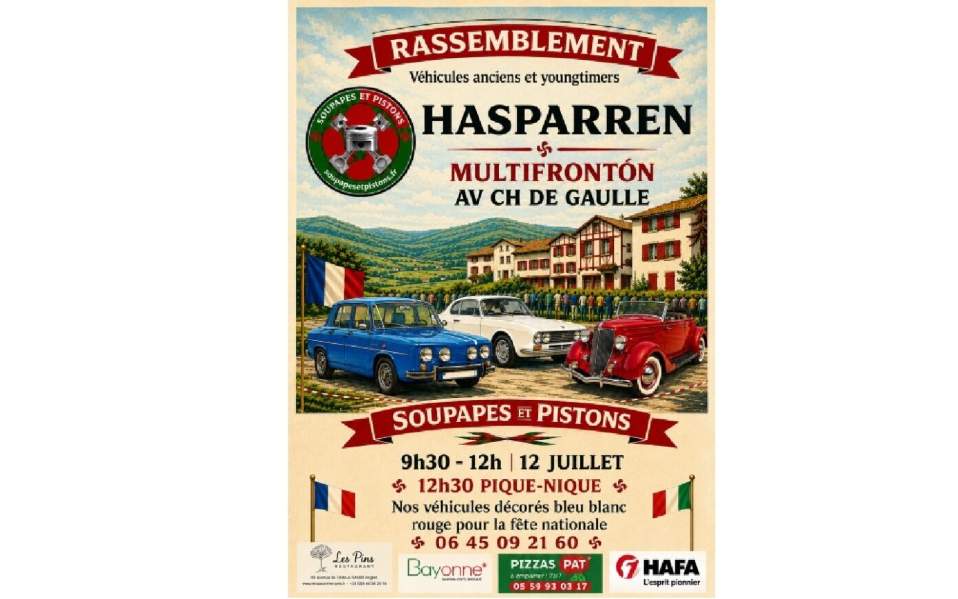 Rassemblement Soupapes et Pistons Multifronton Hasparren