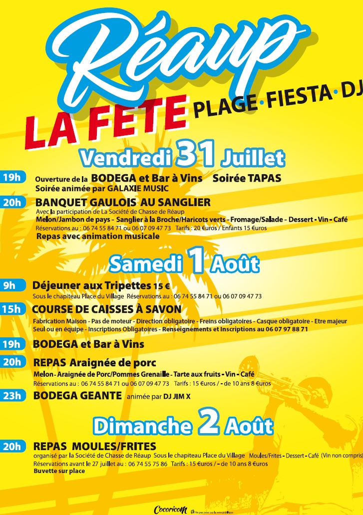 Réaup en fêtes Réaup-Lisse