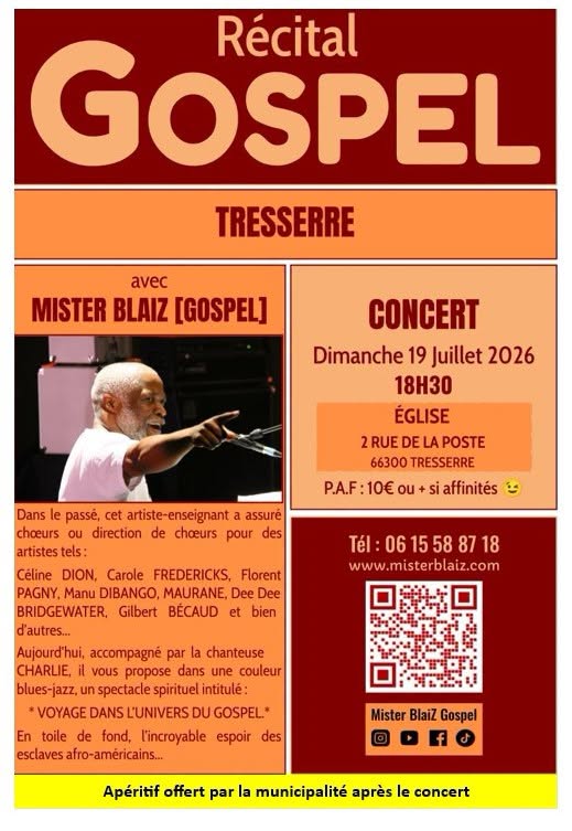 RECITAL GOSPEL Tresserre