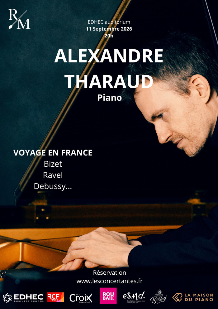 Récital piano d’Alexandre Tharaud, Campus EDHEC, Roubaix