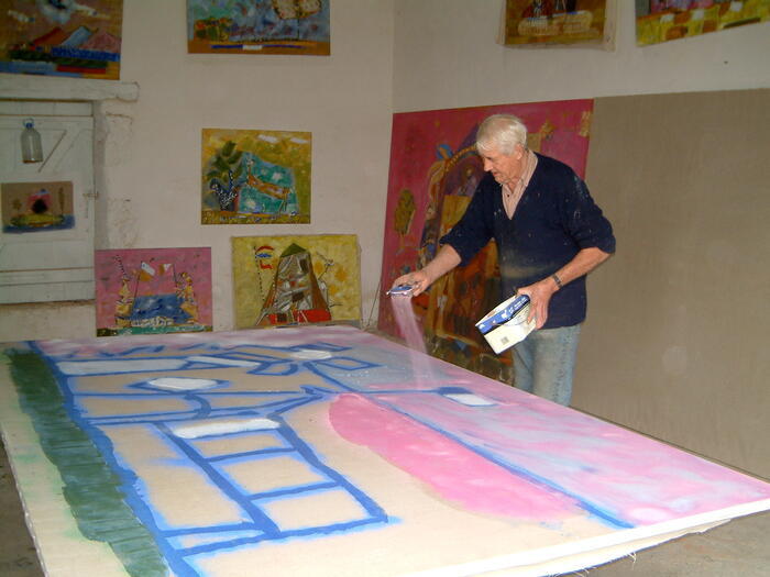 Reconstitution d&rsquo;ateliers d&rsquo;artistes, Hameau de Boissierette, Marminiac