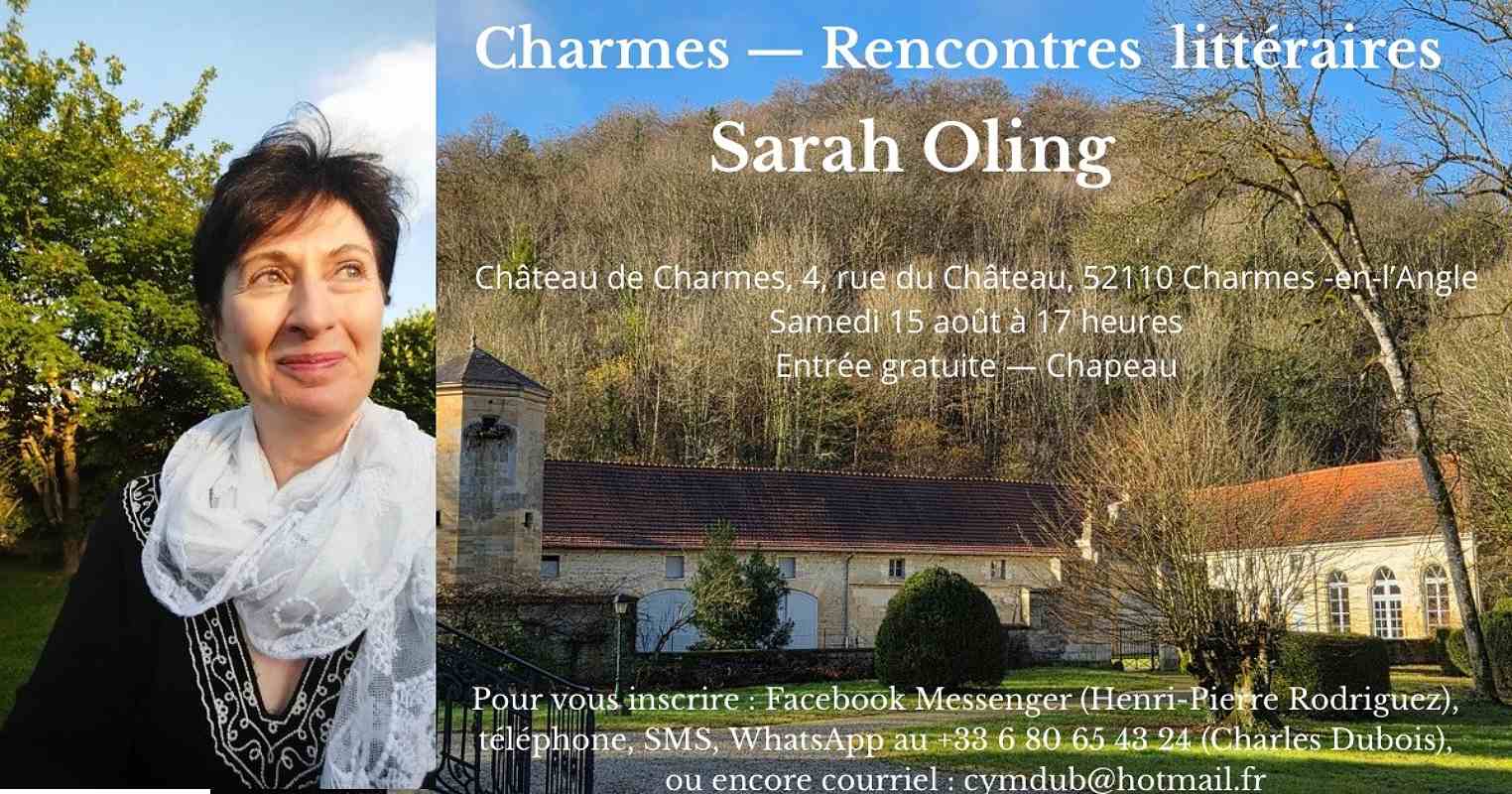 Rencontres littéraires Château de Charmes-en-L’Angle Charmes-en-l'Angle 2026-08-15
