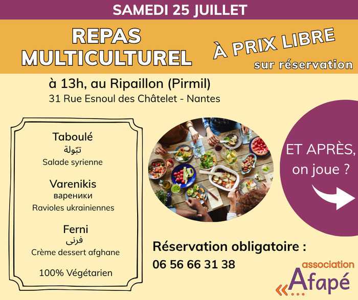 REPAS MULTICULTUREL Le Ripaillon Nantes