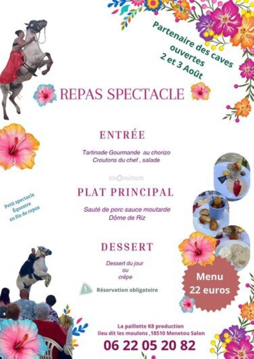 Repas Spectacle Menetou-Salon