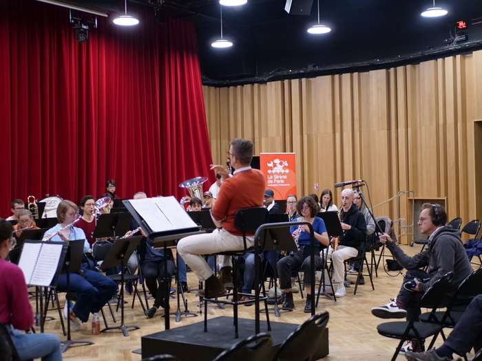 Répétition ouverte de l&rsquo;orchestre d&rsquo;harmonie La Sirène, Le Pavillon de la Sirène, Paris