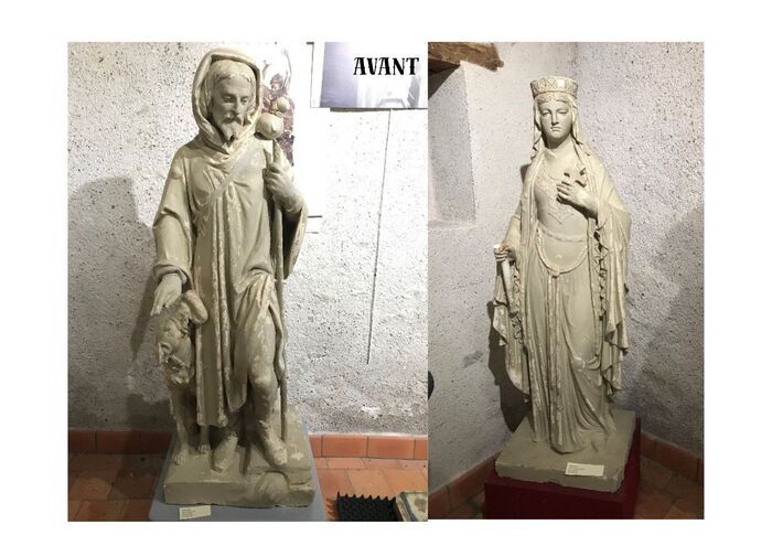 Restaurer pour transmettre : la restauration de sculptures de Pierre Loison Musée de la Corbillière Mer