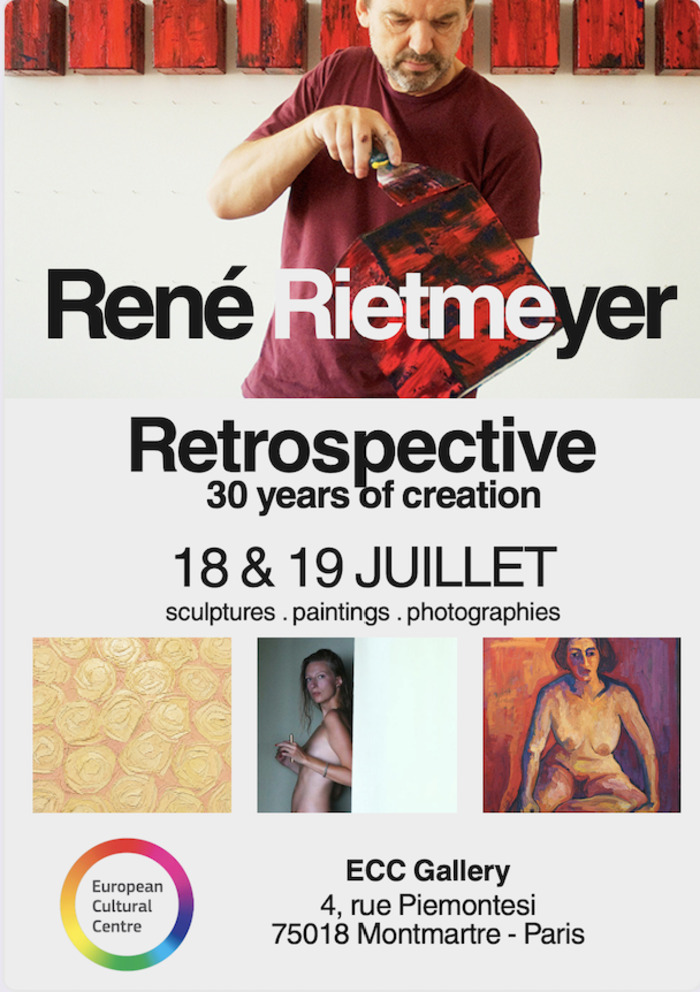 Rétrospective René Rietmeyer – 30 ans de création, ECC gallery, Paris