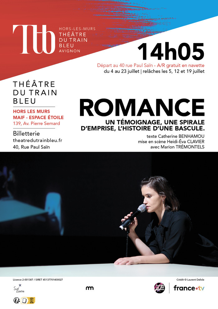 Romance Théâtre du Train Bleu - MAIF Espace Étoile Avignon