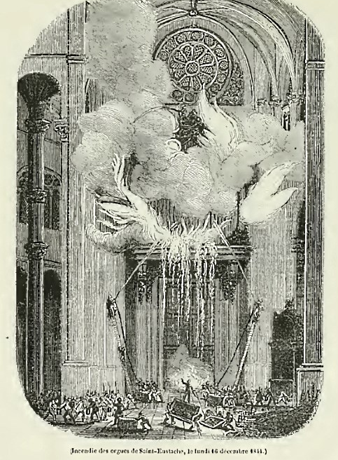 Décor ancien de l’église Saint-Eustache