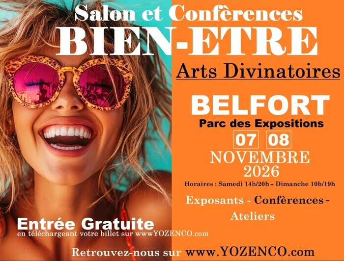 Salon du Bien-être “Yozenco” au Parc des Expositions de Belfort Belfort Meroux-Moval