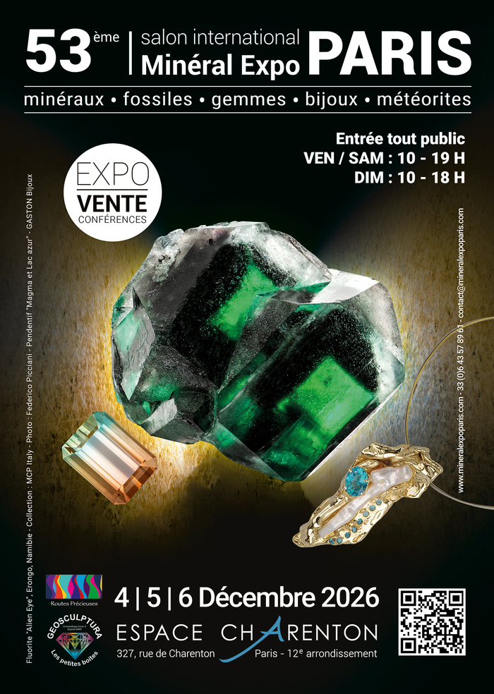Salon Minéral Expo Paris – 53ᵉ édition Espace Charenton Paris