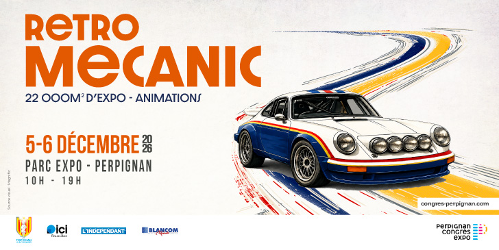 SALON RETRO MECANIC 2026 Parc des Expositions Perpignan