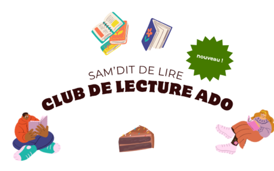 Sam’dit de lire : le club de lecture pour les ados Médiathèque Violette Leduc Paris