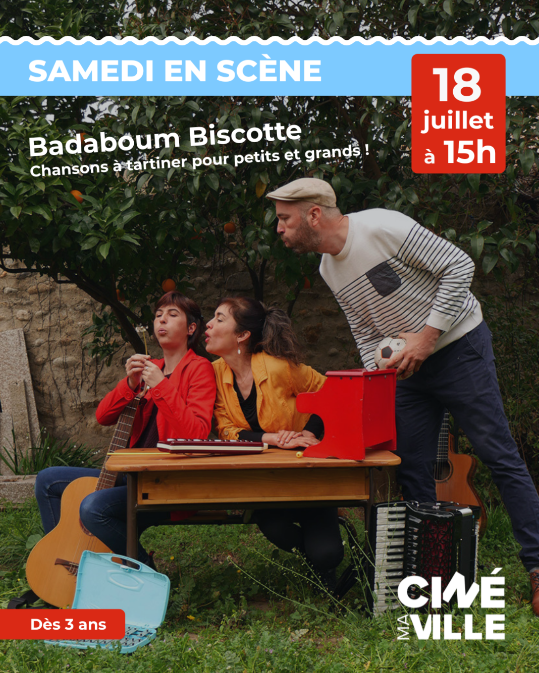 SAMEDIS EN SCÈNE : BADABOUM BISCOTTE  Pollestres