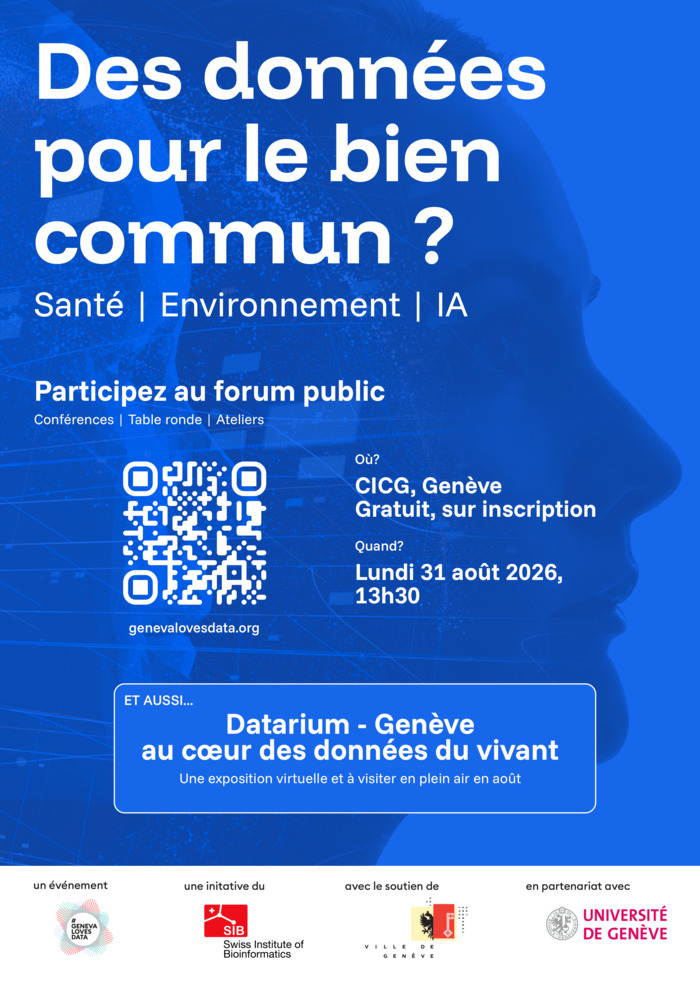 Santé, biodiversité, IA – La science des données au service du bien commun, CICG, Genève