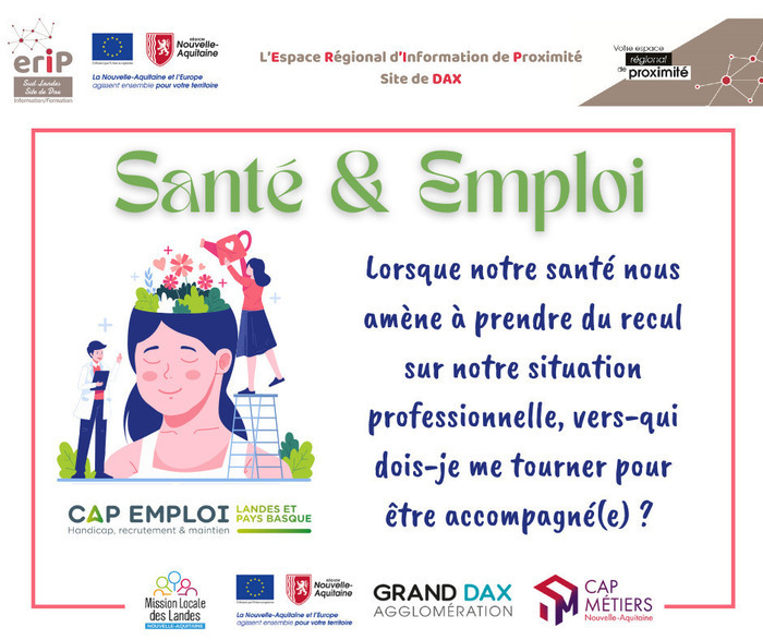 Santé et Emploi avec Cap Emploi Landes et pays basque, Mission Locale des Landes, Dax