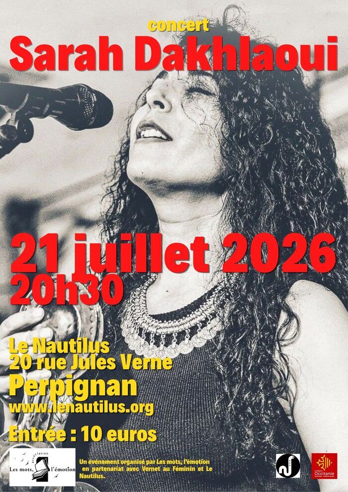 Sarah Dakhlaoui en concert, Le Nautilus, Perpignan