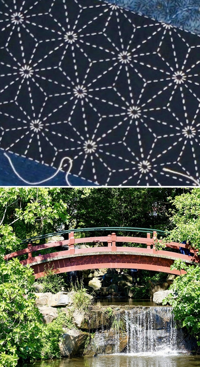 Sashiko dans le jardin japonais de l’Île de Versailles, Le 20 mille, Nantes