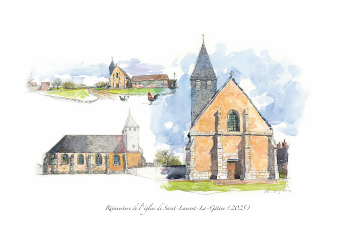 Sauvegarde de l’église, Église de Saint-Laurent, Saint-Laurent-la-Gâtine