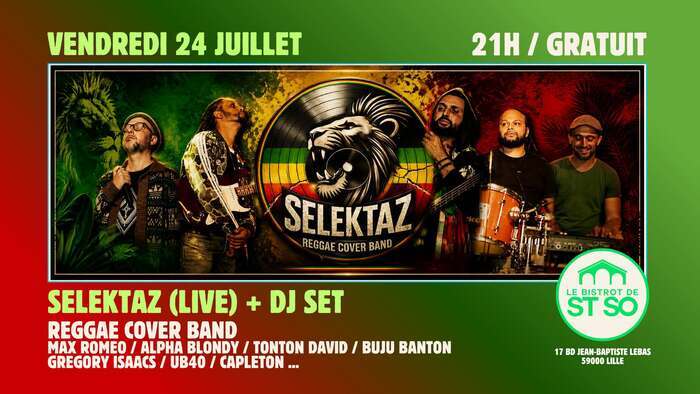 Selektaz (Live) + DJ SET, Le Bistrot de St So, Lille