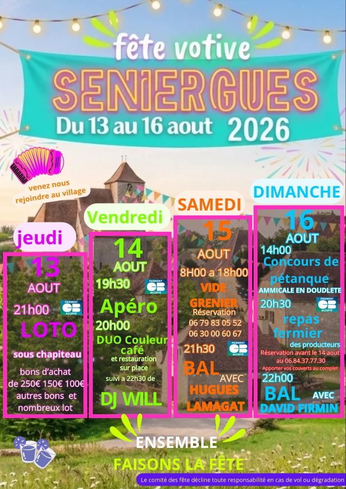 Séniergues en fête  Séniergues