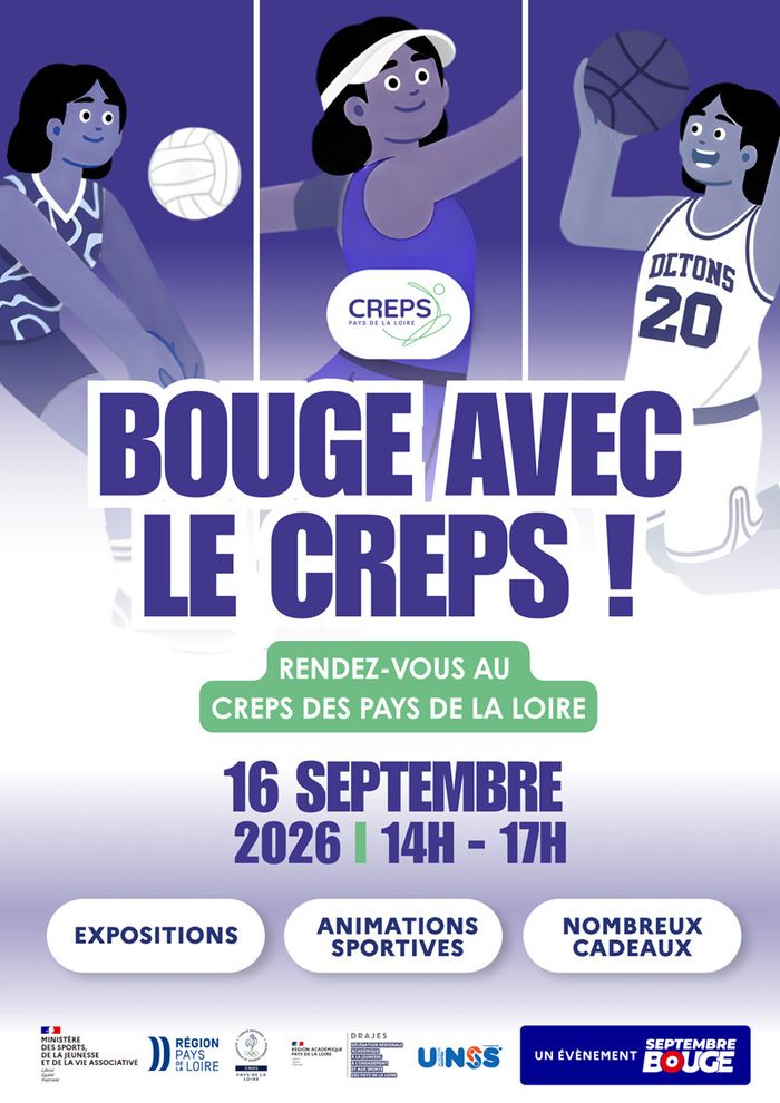 Septembre Bouge 2026 CREPS – Centre de Ressources d&rsquo;Expertise et de Performances Sportives La Chapelle-sur-Erdre