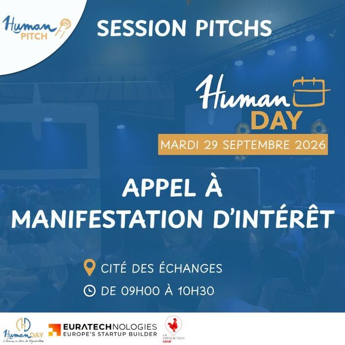 Sessions de pitchs Startups – Human Day, Cité des échanges, Marcq-en-Barœul