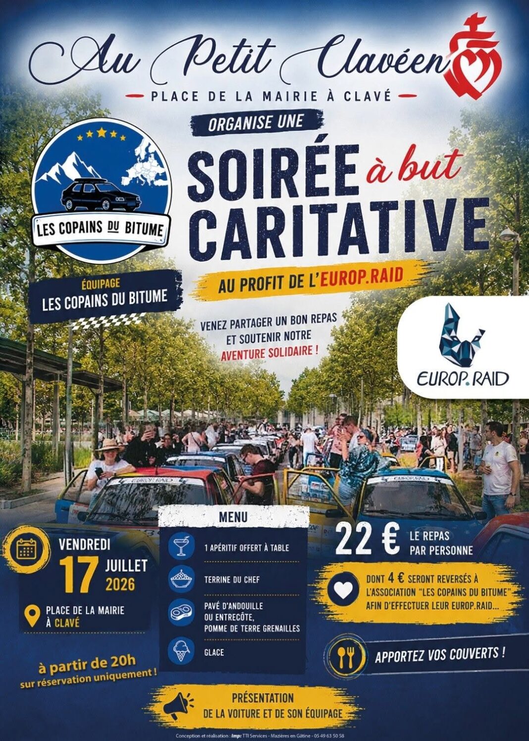 Soirée à but caritative  Clavé