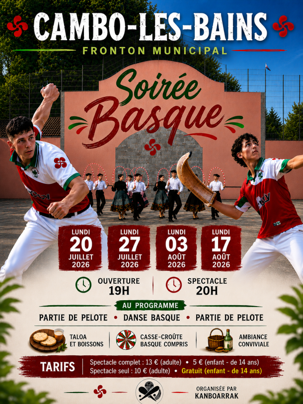 Soirée basque Cambo-les-Bains
