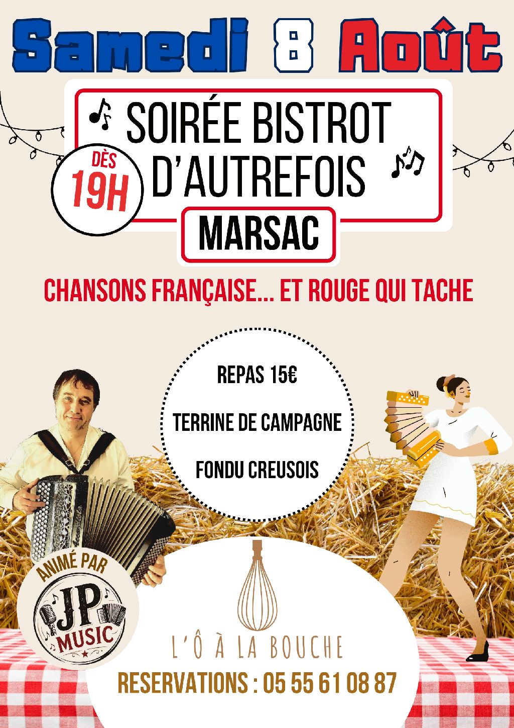 Soirée Bistrot d&rsquo;Autrefois  Marsac