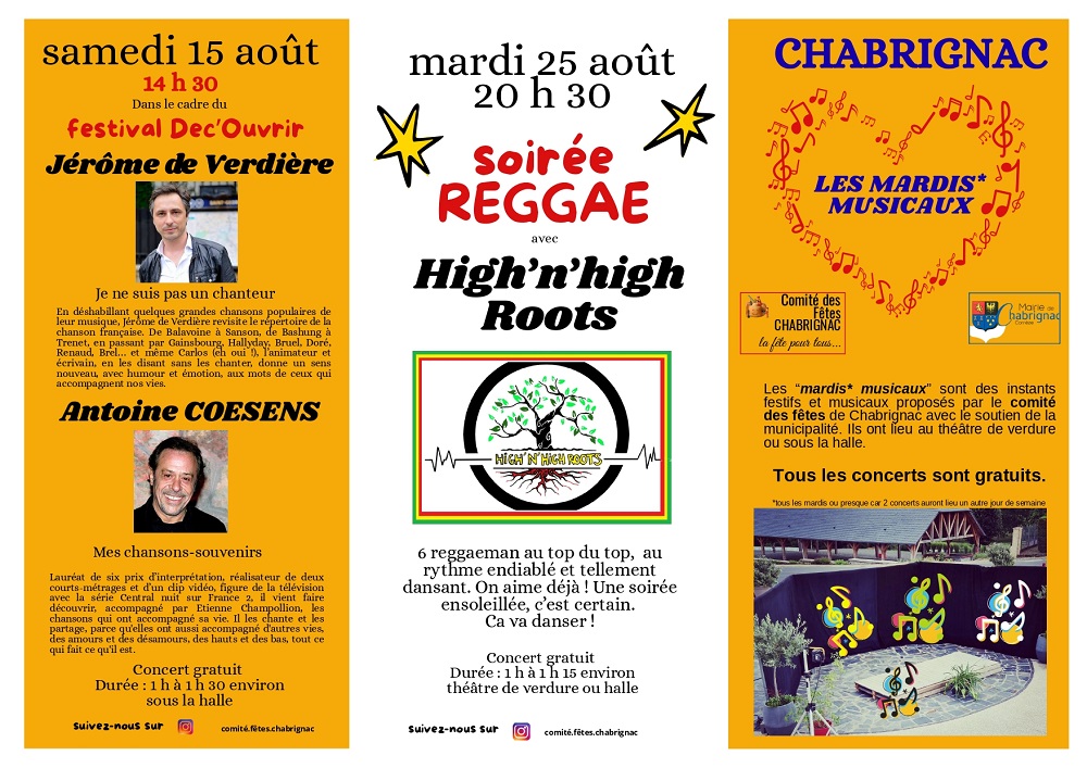 Soirée chansons françaises Chabrignac