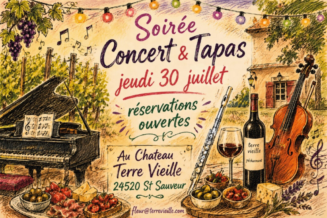 Soirée concert & tapas  Saint-Sauveur