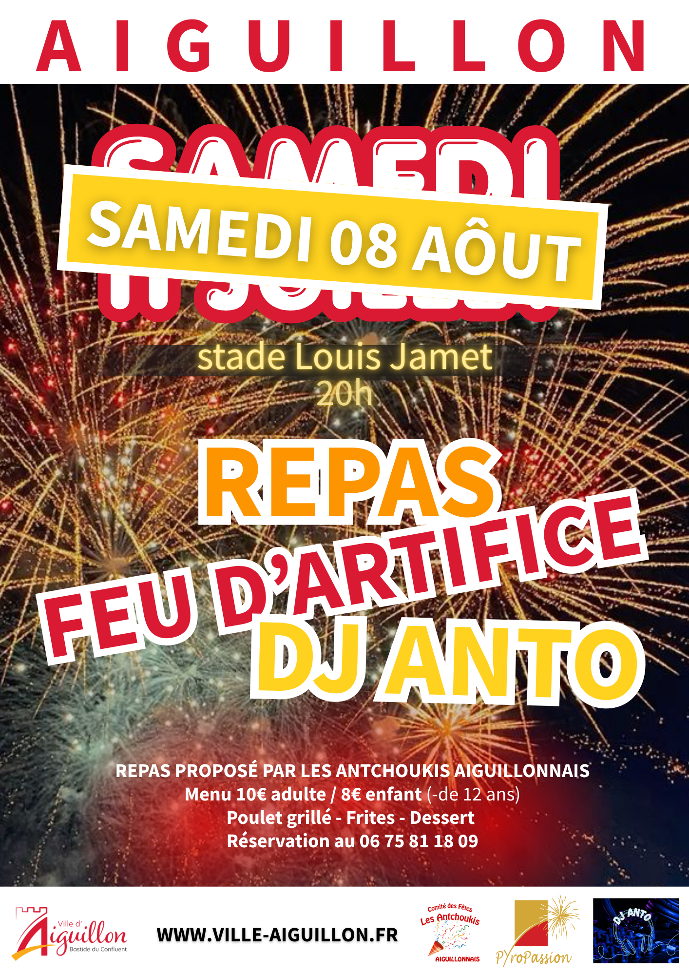 SOIREE DANSANTE ET FEU D’ARTIFICE Aiguillon