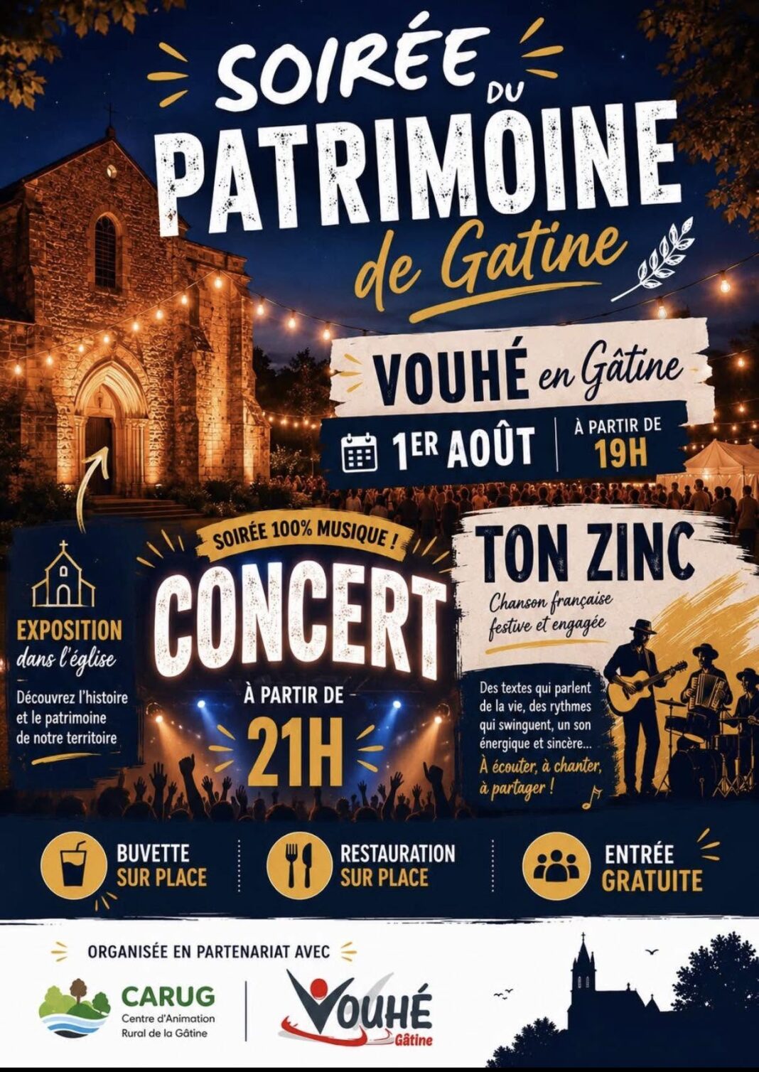 Soirée du Patrimoine de Gâtine Vouhé