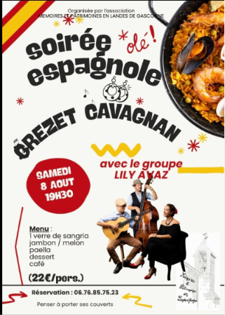 Soirée espagnole Grézet-Cavagnan