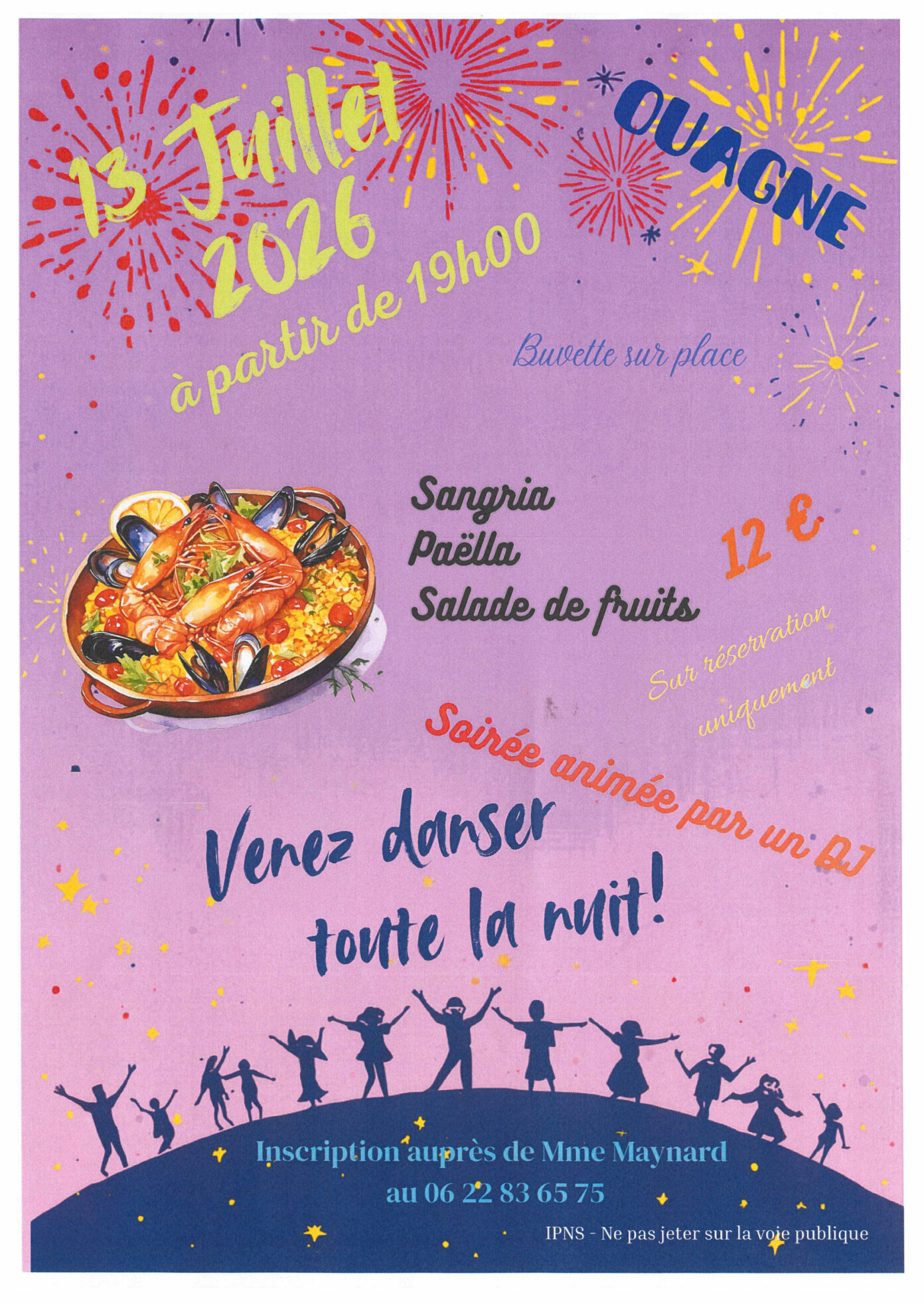 Soirée festive du 13 juillet 2026 OUAGNE Ouagne