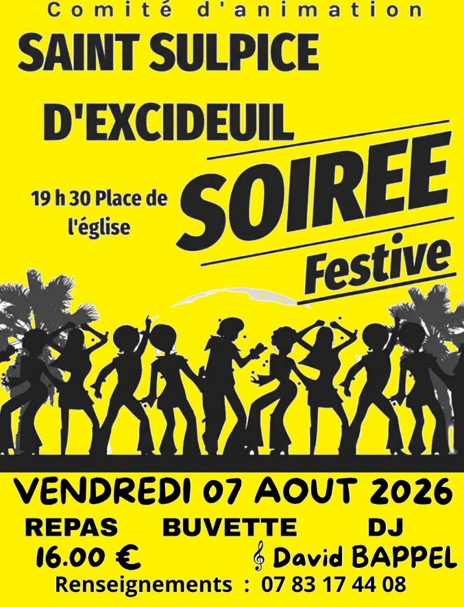 Soirée festive Saint-Sulpice-d’Excideuil