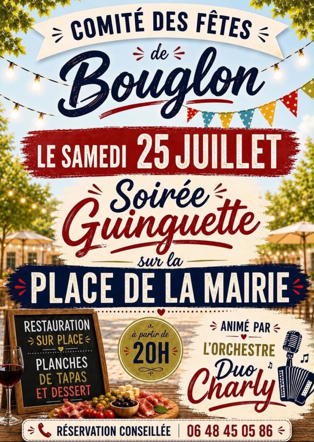 Soirée guinguette Bouglon