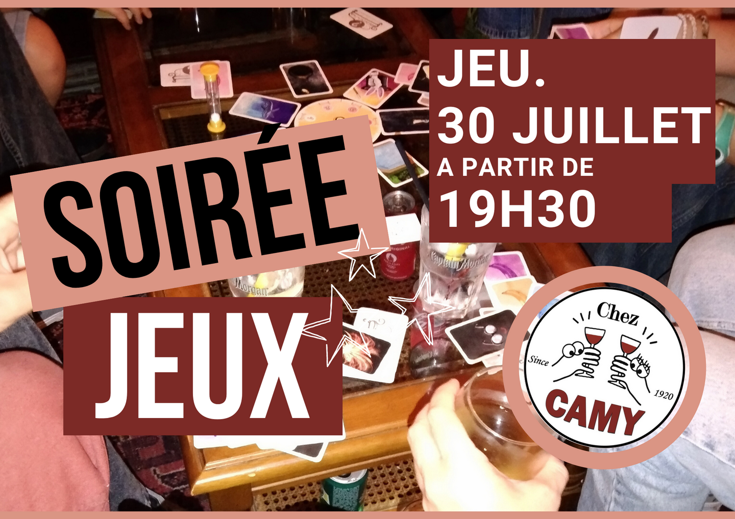 Soirée Jeux Chez Camy 2 route de Carresse Cassaber Carresse-Cassaber 2026-07-30