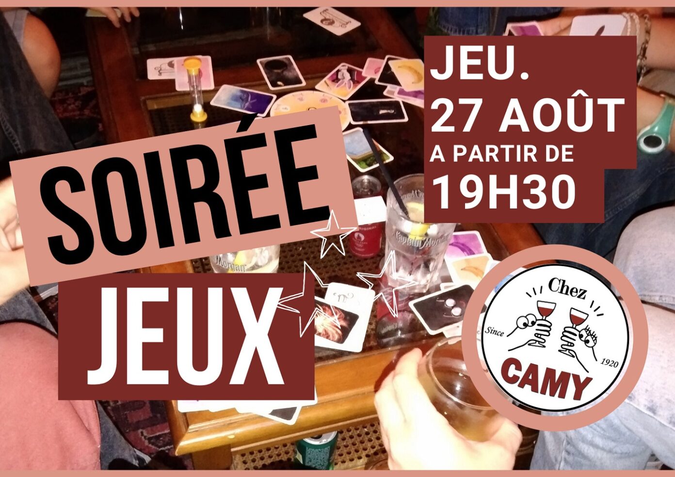 Soirée Jeux Chez Camy Chez Camy Carresse-Cassaber