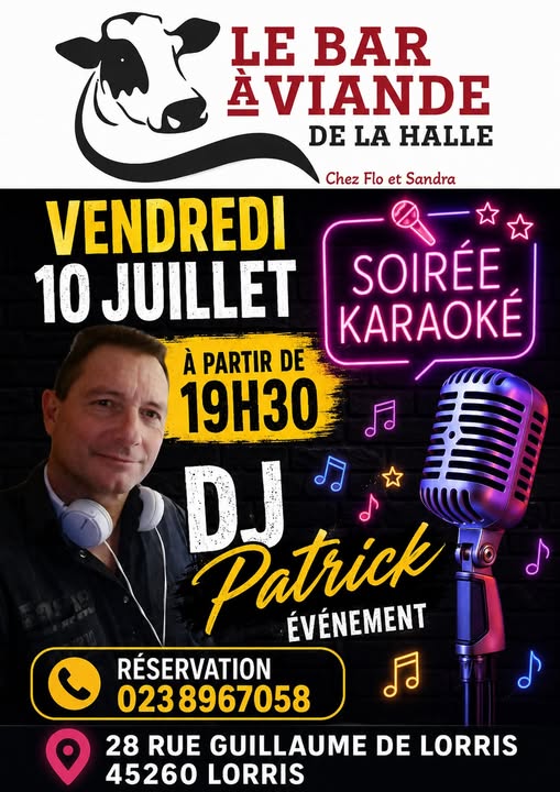 Soirée karaoké- Le Bar à viande Lorris