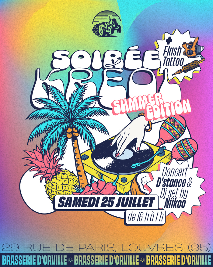Soirée Kréol [Summer edition] Brasserie d'Orville Louvres