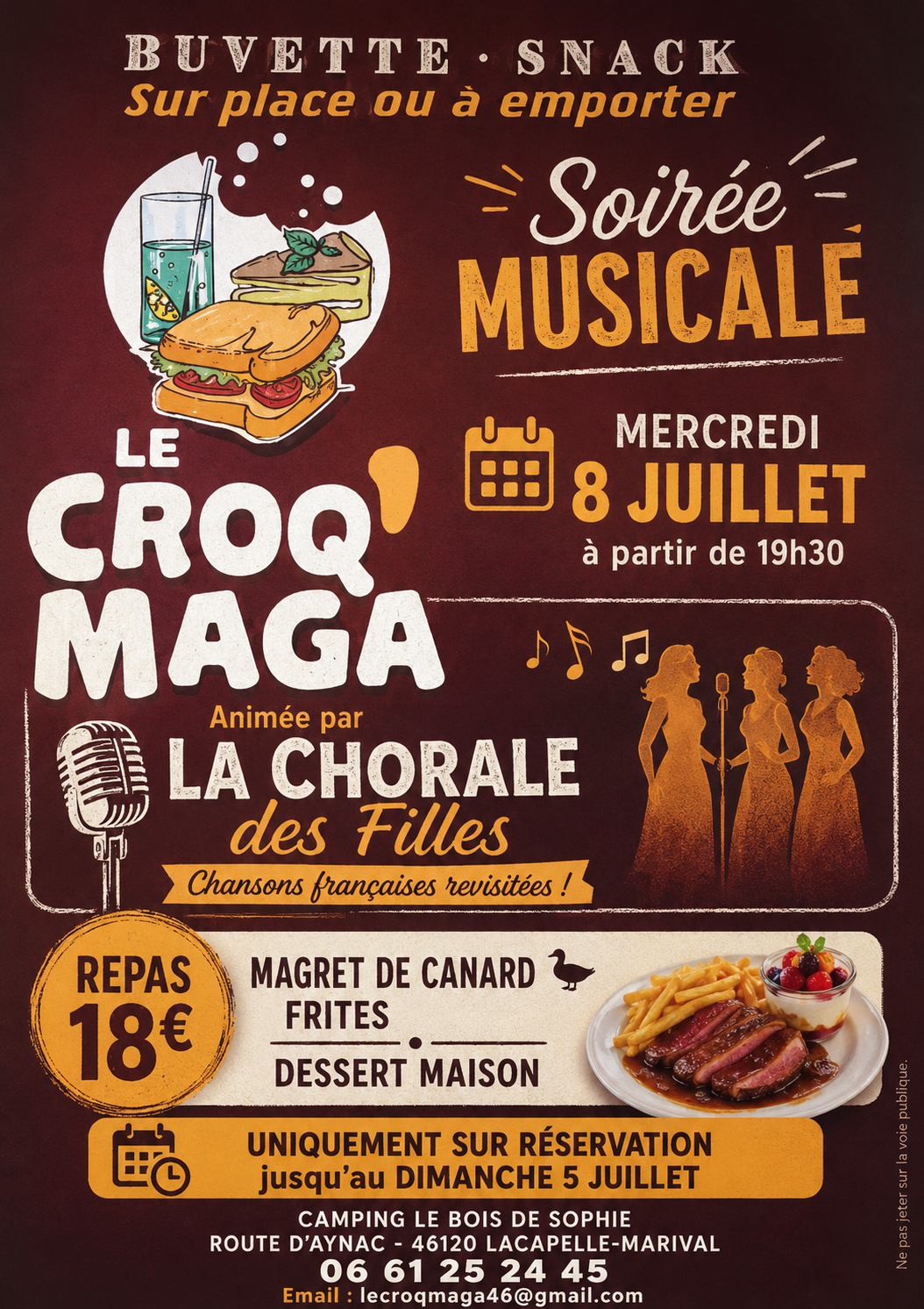 Soirée Musicale au Croq’Maga Lacapelle-Marival